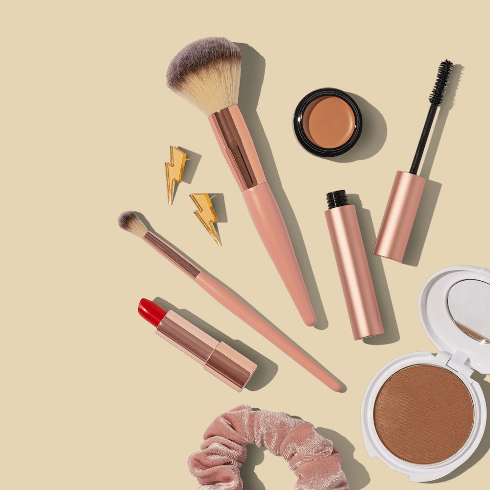 Produtos de maquiagem e cosméticos